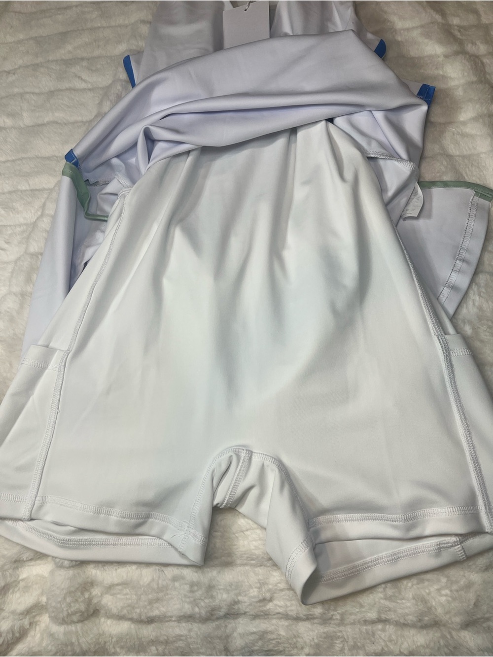 NWT Smith & Quinn The Cambell Roxy White Midi Tank Dress Multi Side Panels Sz M - Picture 7 of 10
